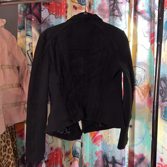 Black suede Moro jacket NWT - Picture 3 of 4